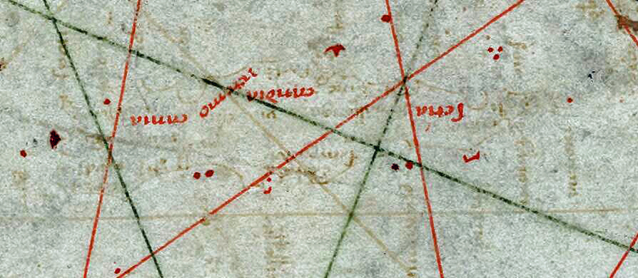 1422 Carte marine océan Atlantique Nord-Est, mer Méditerranée mer Noire :  Jachobus de Ziroldis de Venetijs.jpg
